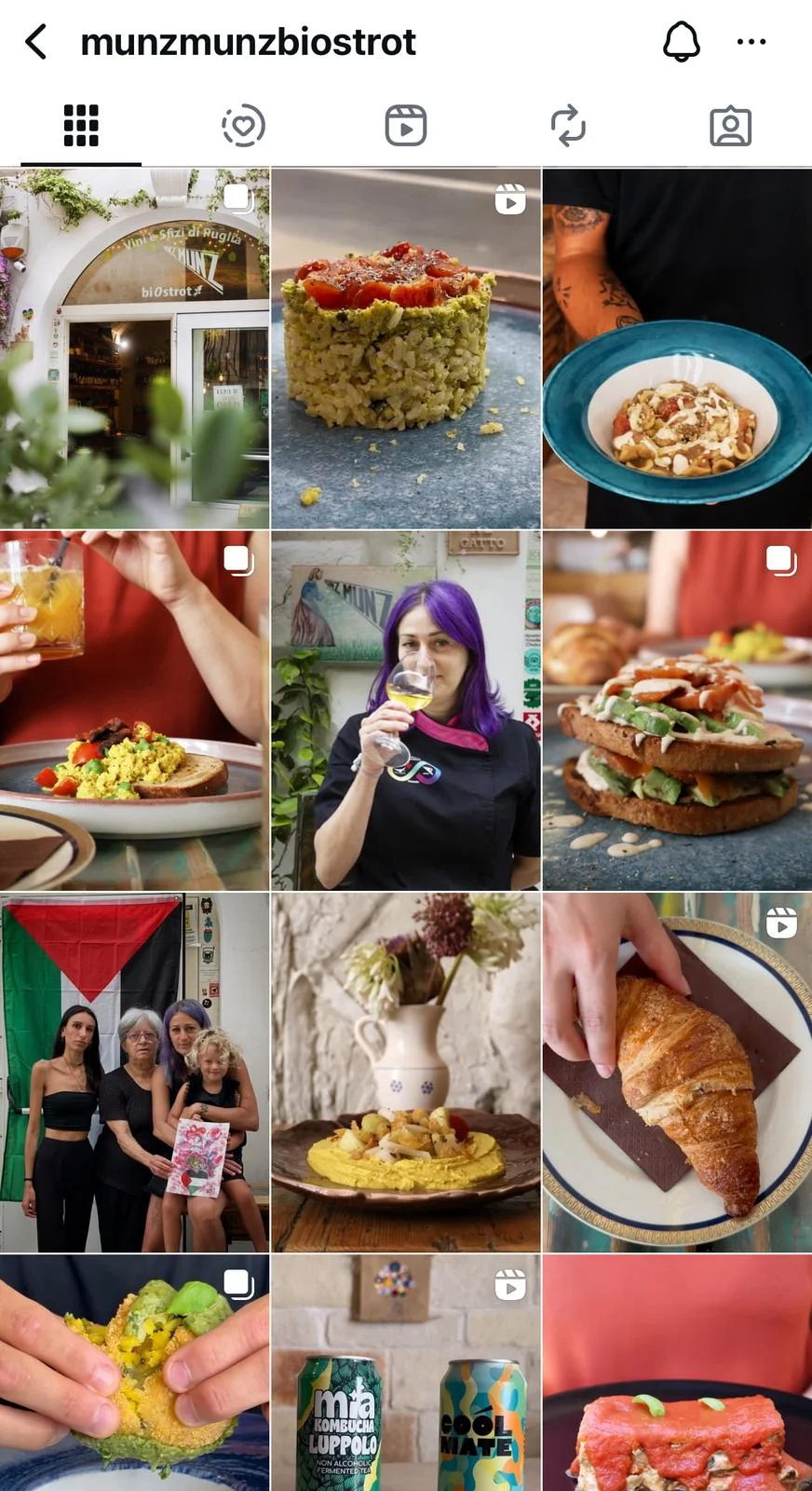 Feed Instagram Munz Munz biOstrot - Contenuto 2