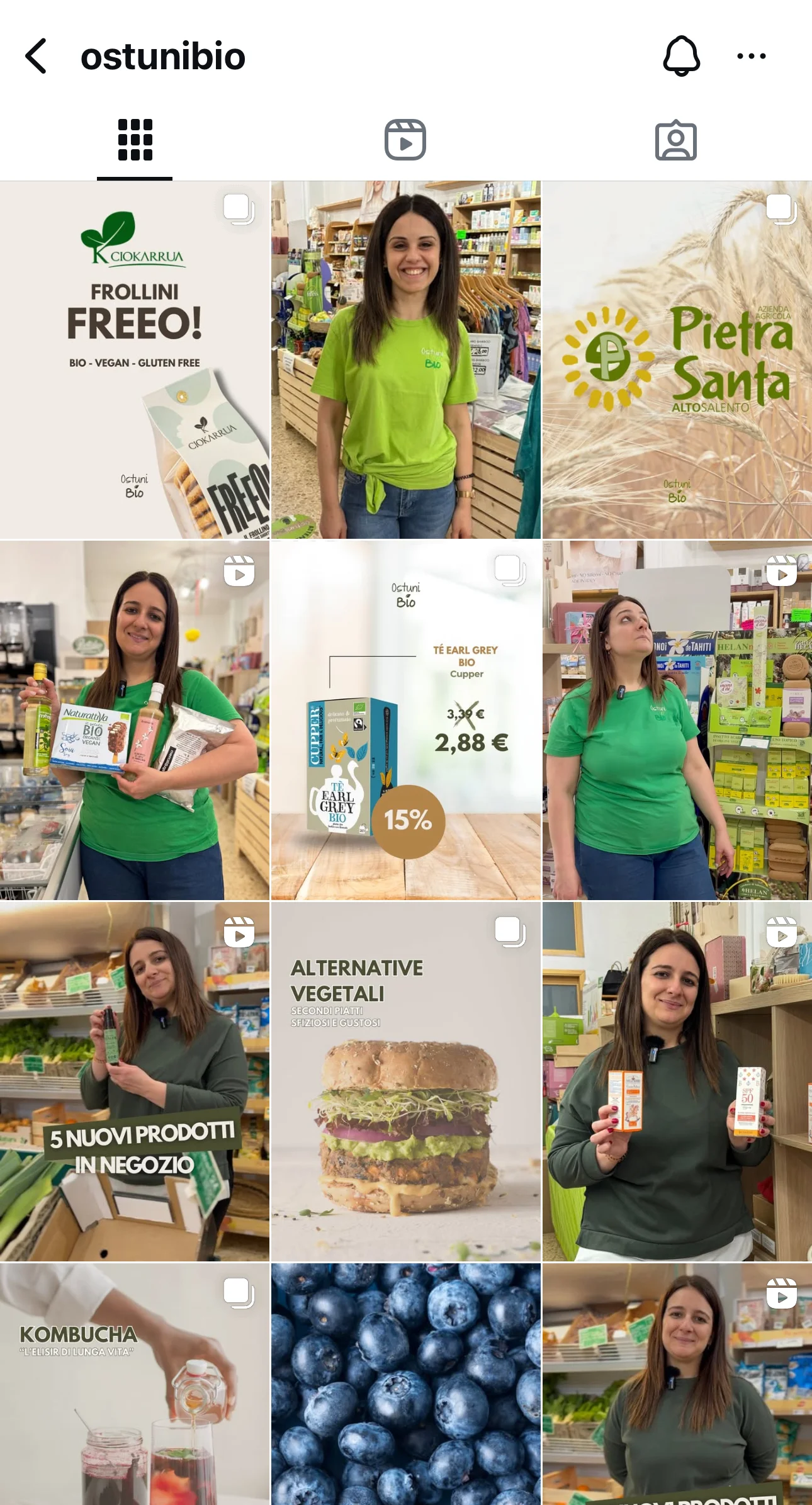 Feed Instagram Ostuni Bio - Contenuto 2